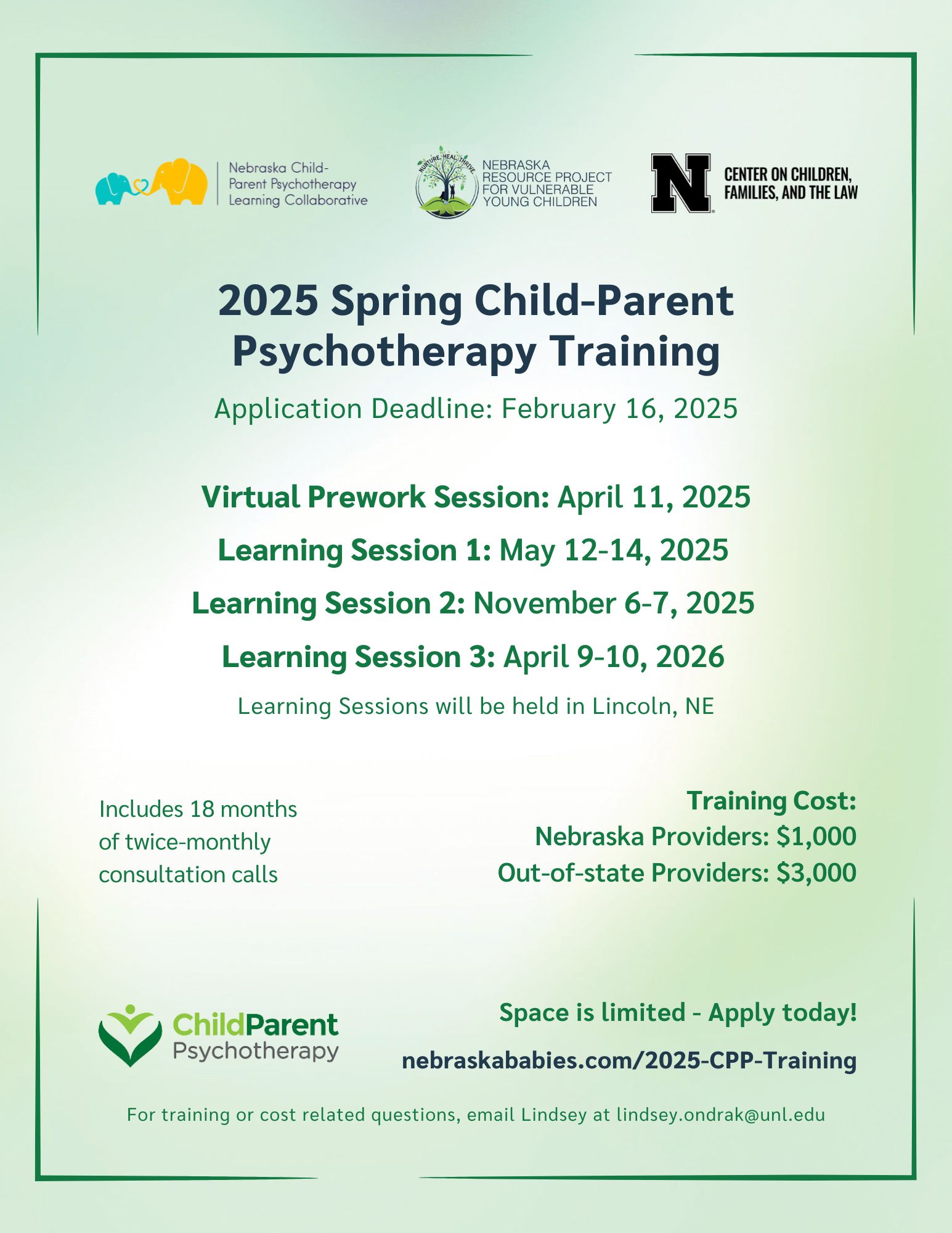 2025 Spring CPP Training Nebraska Resource Project for Vulnerable